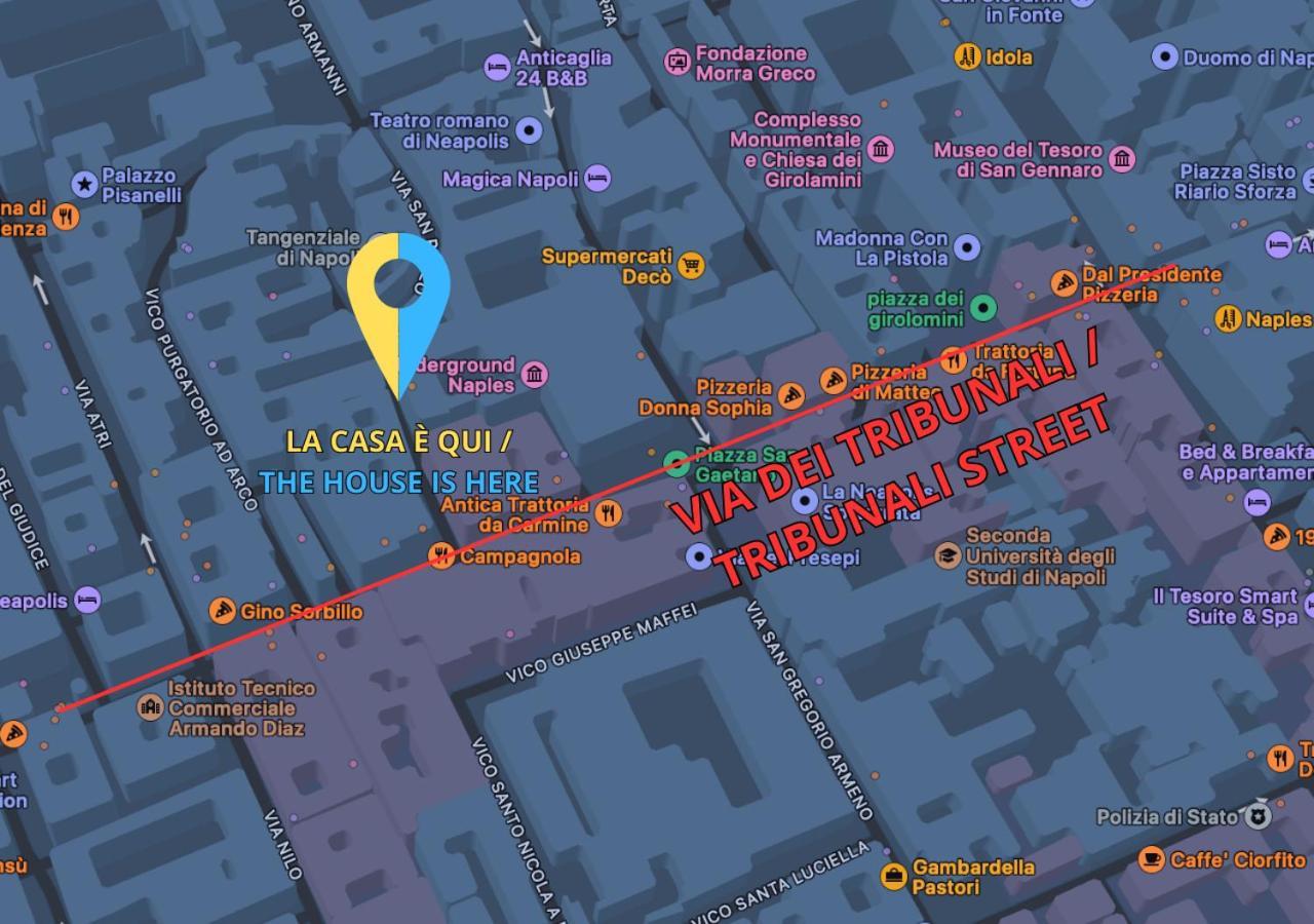 Centro Storico - Casa Con Wi-fi E 4 Posti Letto In Via Dei Tribunali * Naples
